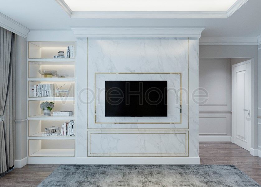 Mẫu tủ kệ trang trí hiện đại đẹp